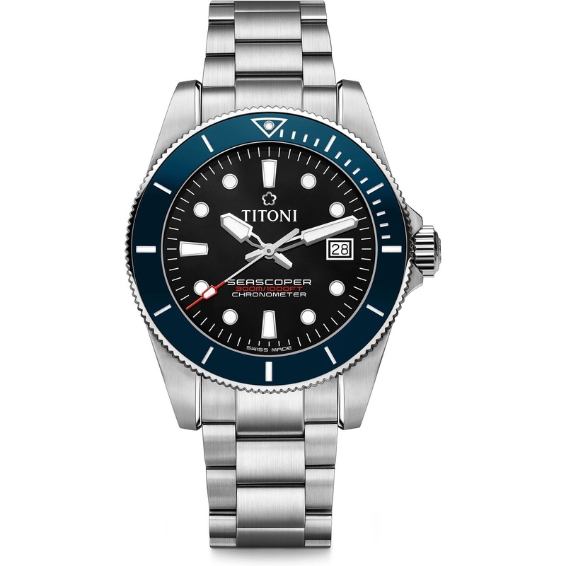 Titoni 83300 S-BE-706 Seascoper here at Exquisite Timepieces