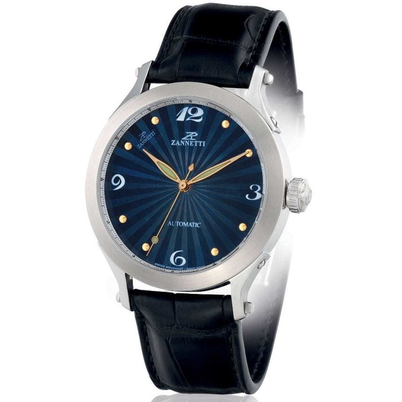 Zannetti Regent Steel Automatic Blue Enamel R4S0-A1S-B.A
