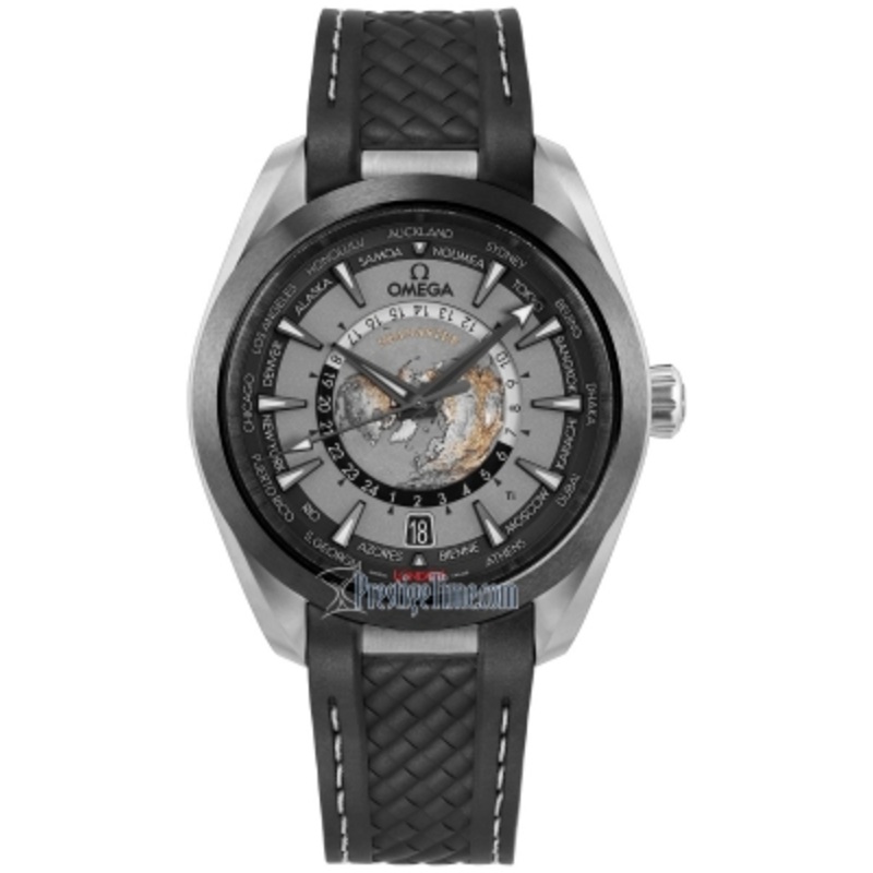 220.92.43.22.99.001   Omega Aqua Terra 150M GMT Worldtimer Co-Axial 43mm Mens Watch