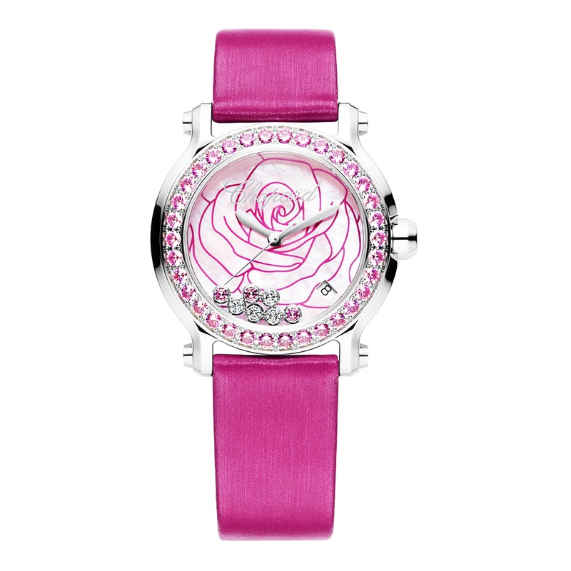 278475 3030 Chopard Happy Sport Round   Steel on Strap