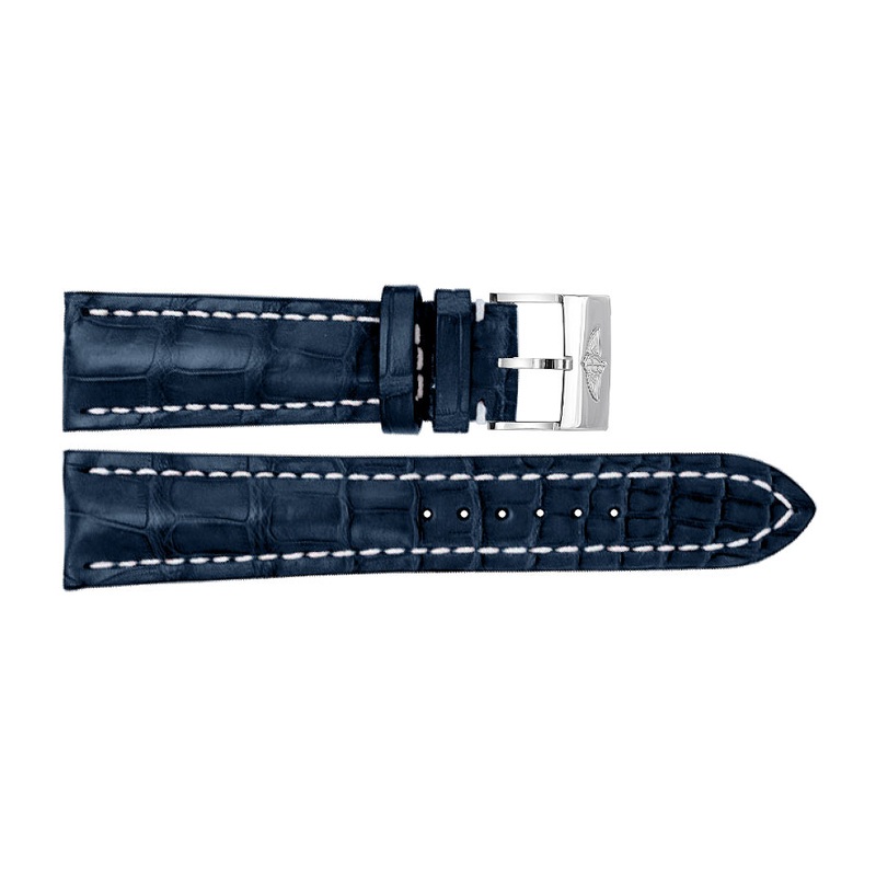 718P Blue Breitling Leather Strap for Sale