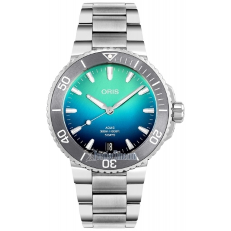01 400 7790 4185-Set Great Barrier Reef Limited Edition IV Oris Aquis Date 43.5mm Mens Watch