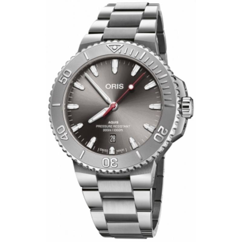 01 733 7789 4153-07 8 23 04PEB Aquis Date Relief Oris Aquis Date 43.5mm Mens Watch