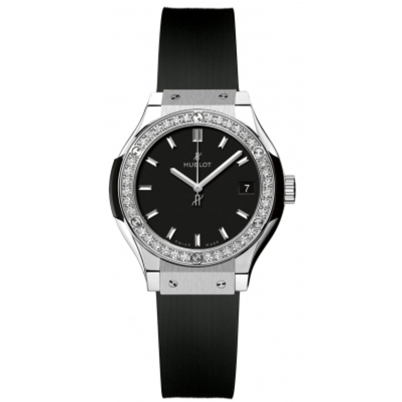 581.nx.1171.rx.1104   Hublot Classic Fusion Quartz 33mm Ladies Watch