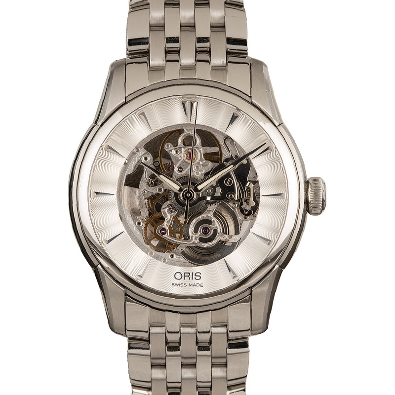 Buy Like-New Oris Artelier Skeleton 01 734 7670 4051-07 8 21 77