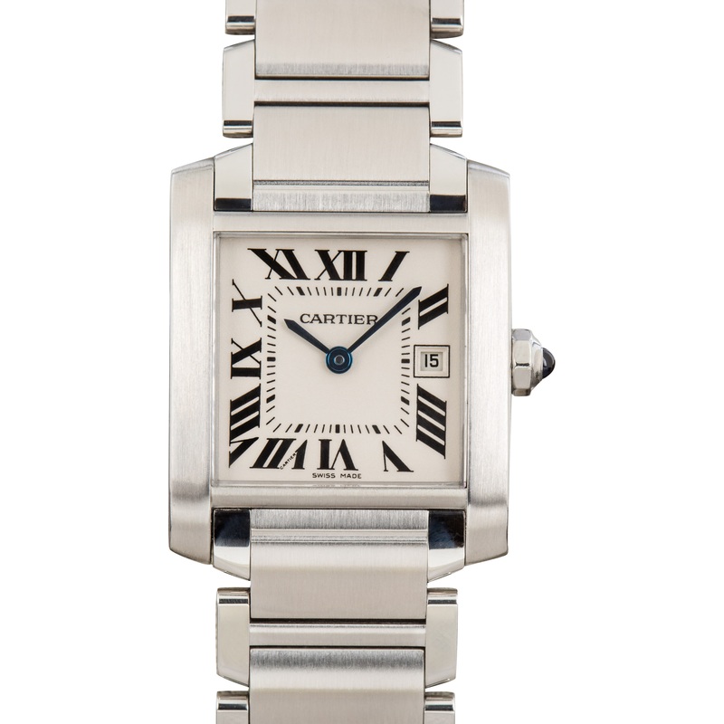 Buy Used Cartier Tank Francaise W51011Q3  – Sku: 174635
