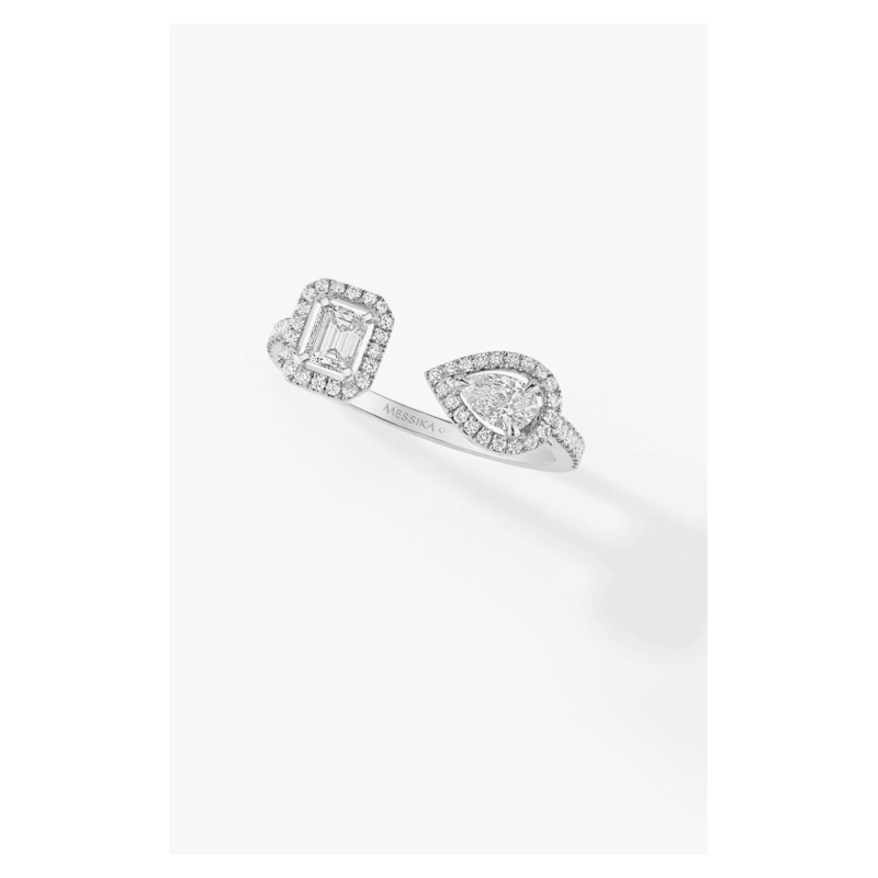 My Twin Toi & Moi Ring in White Gold – Messika