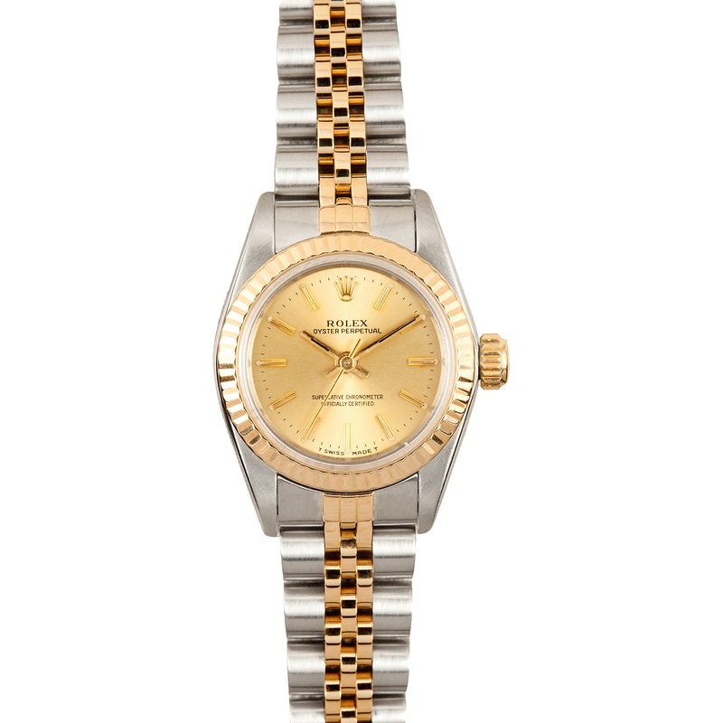 Rolex Ladies Oyster Two Tone – Save $1,000s at Bobs Watches