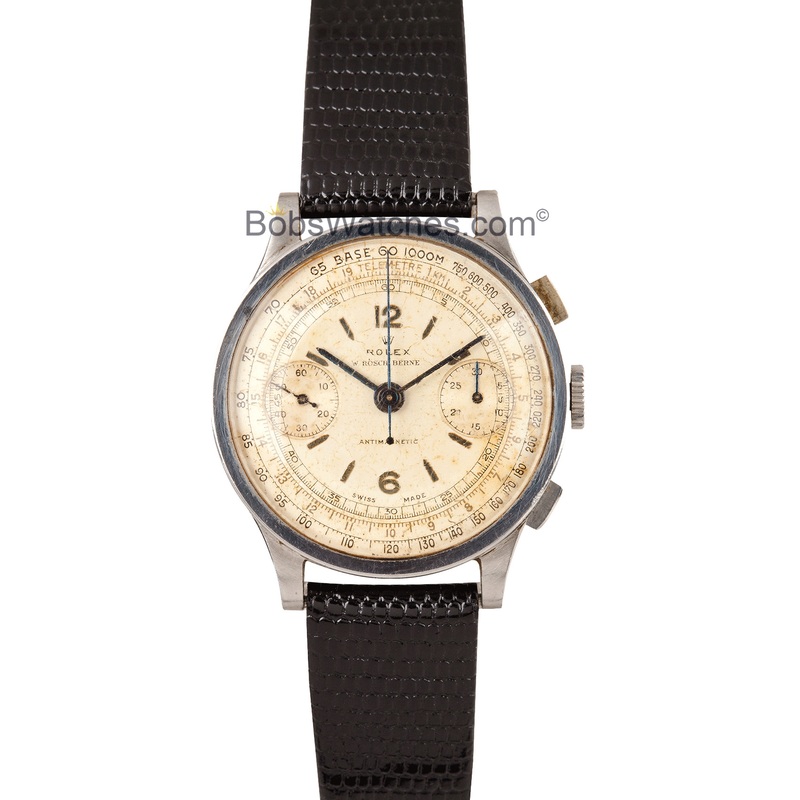 Vintage Rolex Chronograph Watch – 2508 – W Roche Berne Dial