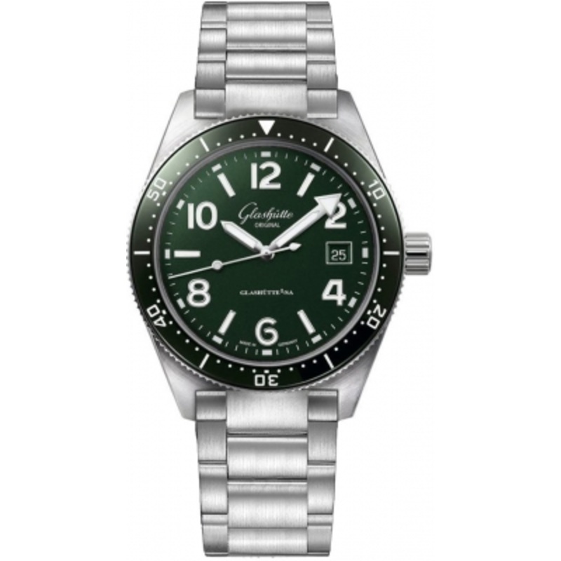 1-39-11-13-83-70 Reed Green Glashutte Original SeaQ Automatic 39.5mm Mens Watch