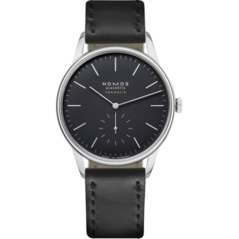 346 New Black Nomos Glashutte Orion Neomatik 39mm Mens Watch