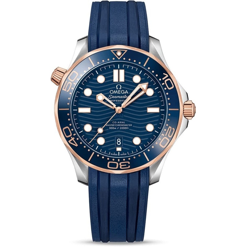 Omega Seamaster Diver 300M Co-Axial Steel and Sedna Gold 210.22.42.20.03.002