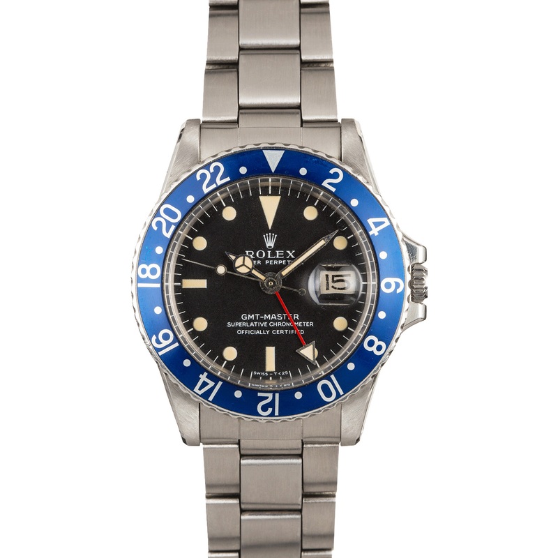 Vintage 1971 Rolex GMT Master 1675 Blueberry