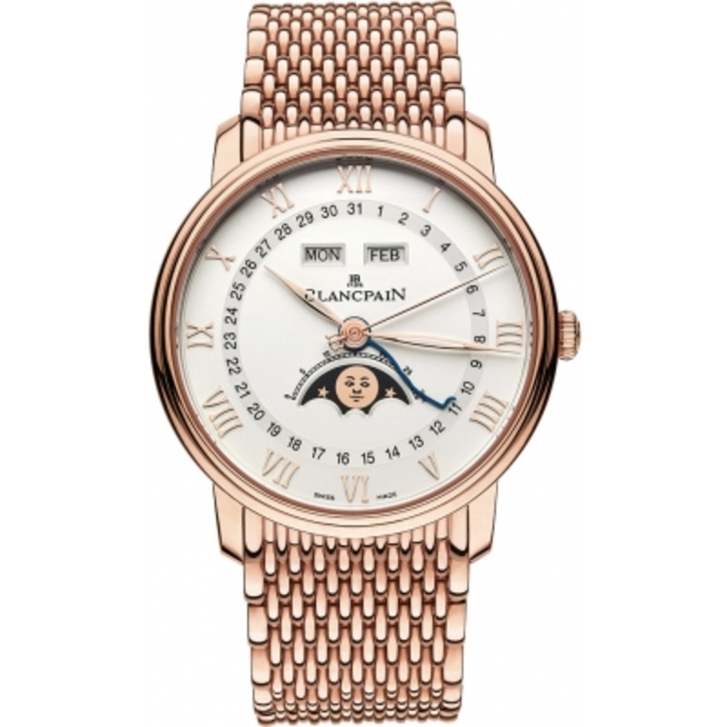 6654-3642-mmb   Blancpain Villeret Moonphase & Complete Calendar 40mm Mens Watch