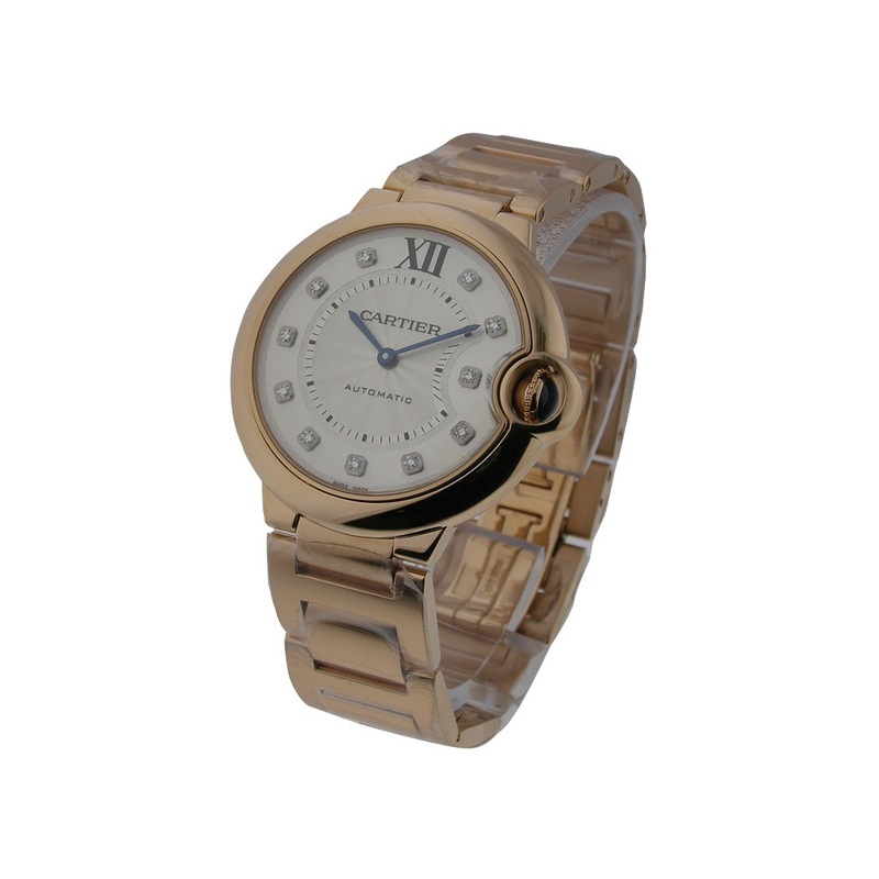 WE902026 Cartier Ballon Bleu Rose Gold on Bracelet