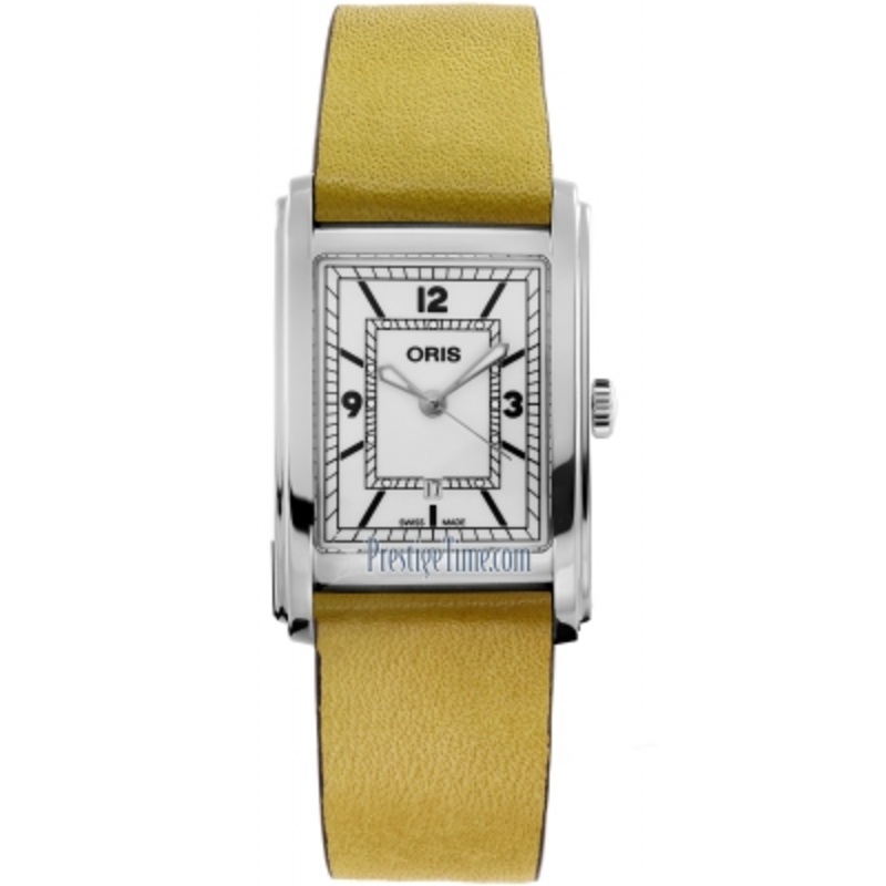 01 561 7783 4061-07 5 19 15 Oris Rectangular Automatic Midsize Watch