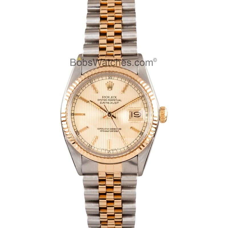 Buy Rolex 16013 Two Tone Datejust at Bob’s and Save