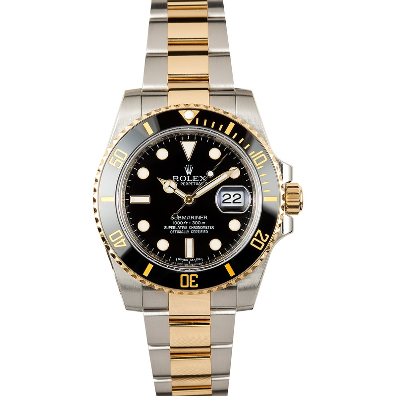 Rolex Submariner 116613 Black Cerachrom Bezel