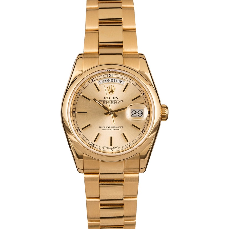 Rolex President 118208 – Bob’s Watches 100% Authentic Rolex