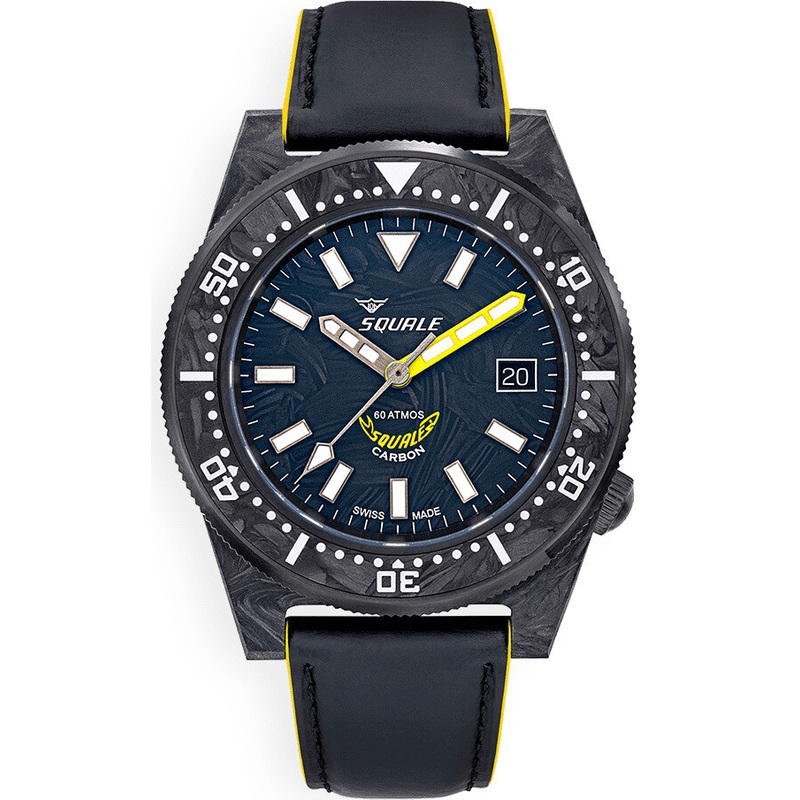 Squale T183 Forged Carbon Yellow
