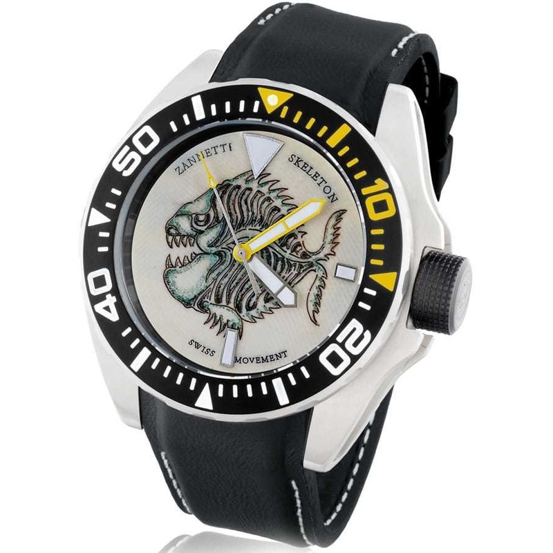 Zannetti Piranha Black Skeleton SPHN.A2S-N.2A.R