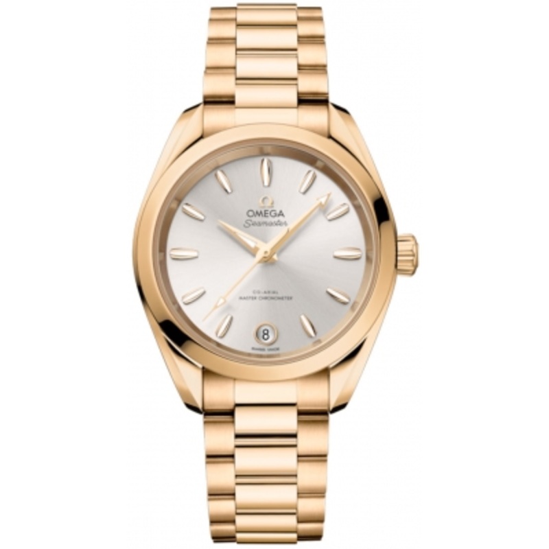 220.50.34.20.02.001 Silver Shade Omega Aqua Terra 150m Master Co-Axial 34mm Ladies Watch