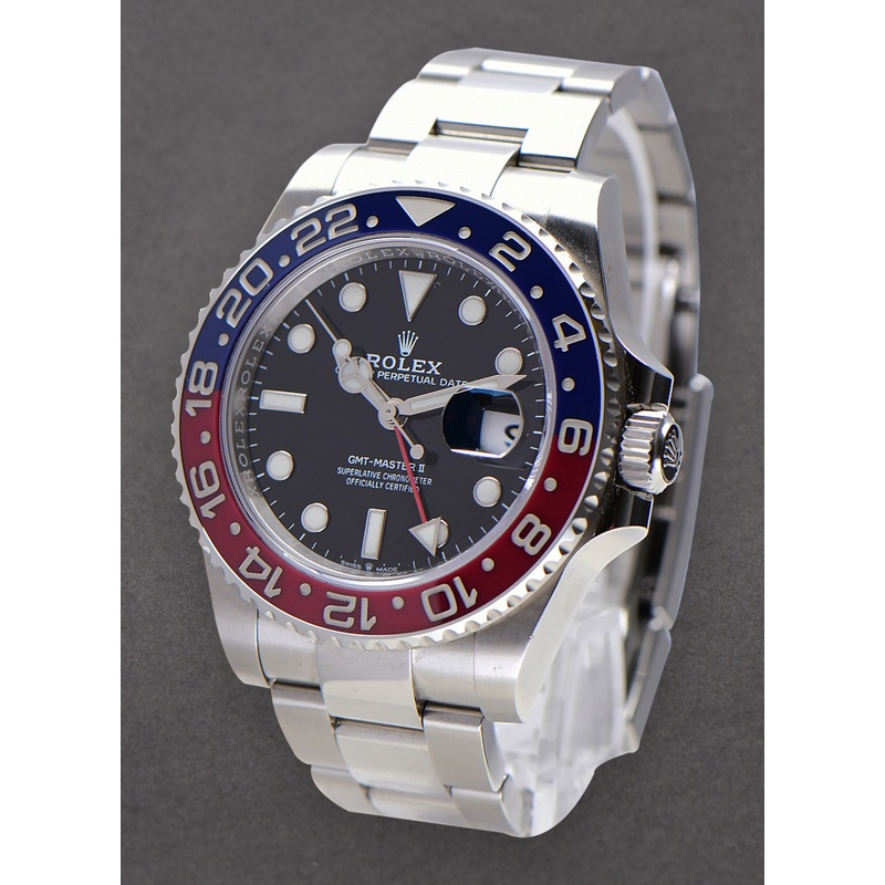 126710 used red blue Rolex GMT-Master II Steel