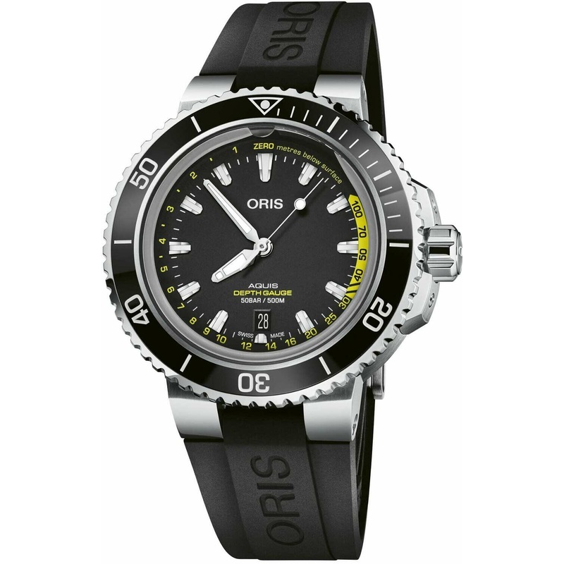 Oris Aquis Depht Gauge on Strap
