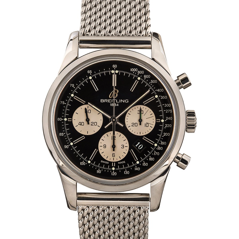Buy Used Breitling Transocean AB0151  – Sku: 152236