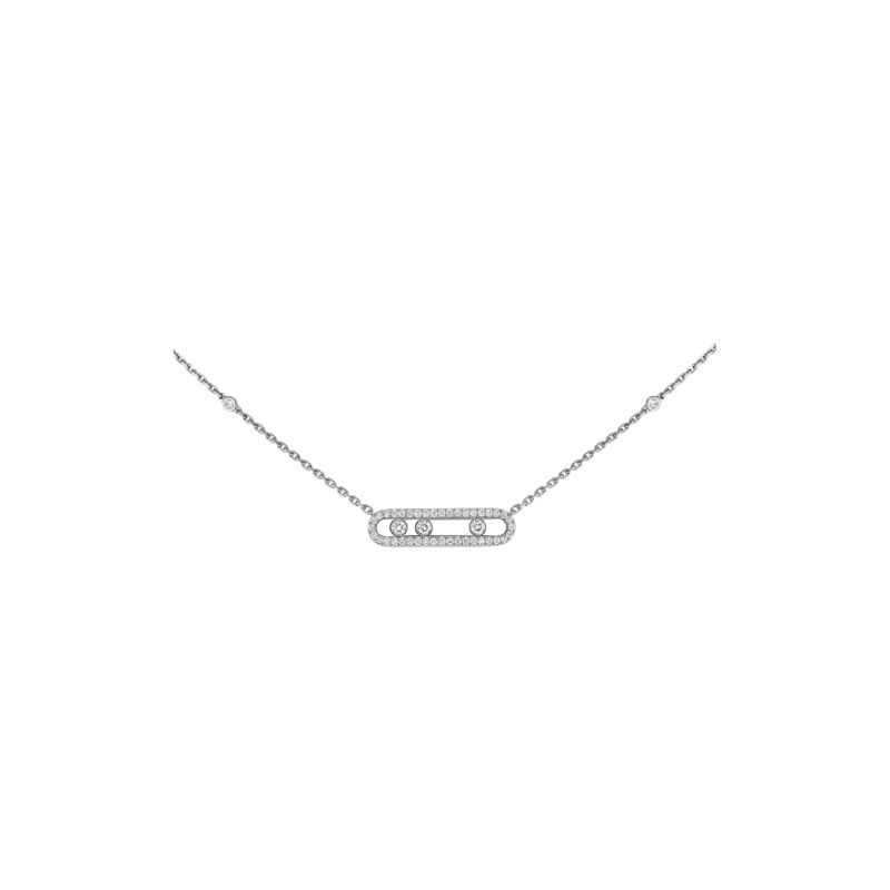 Baby Move Pav Pendant in White Gold – Messika