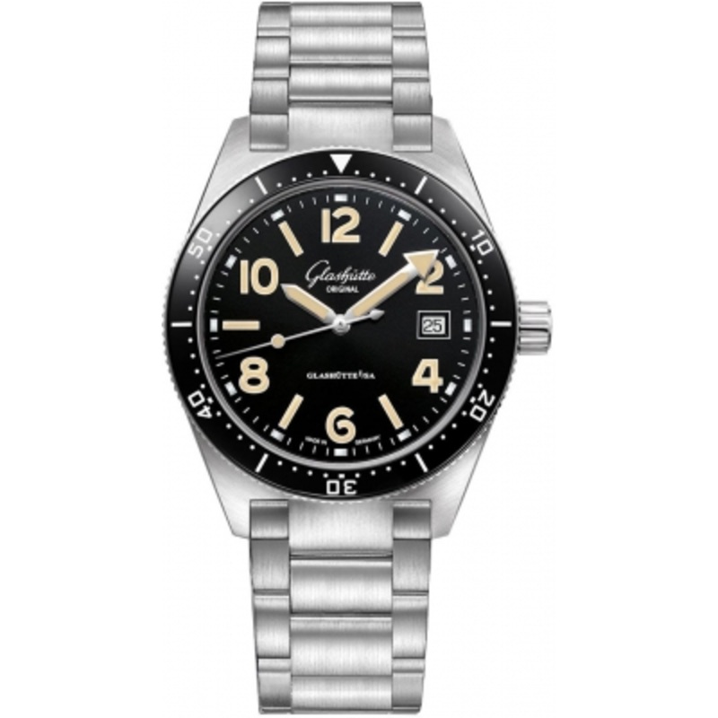 1-39-11-06-60-70 Sapphire Crystal Back Glashutte Original SeaQ Automatic 39.5mm Mens Watch