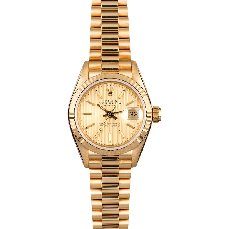Rolex Ladies President 69178 Champagne Tapestry