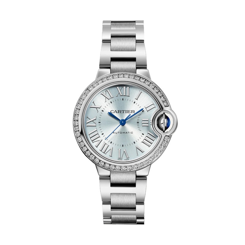 W4BB0028 Cartier Ballon Bleu Stainless Steel on Bracelet