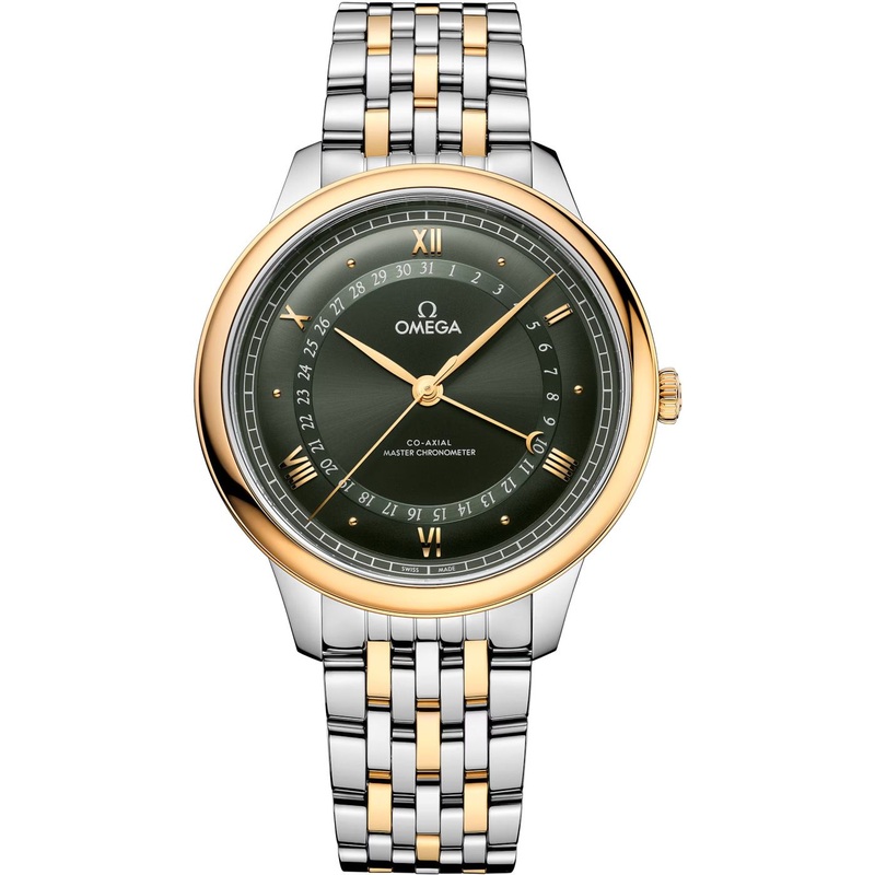 Omega 434.20.42.22.10.001 De Ville Prestige 42mm Steel and Yellow Gold on Bracelet