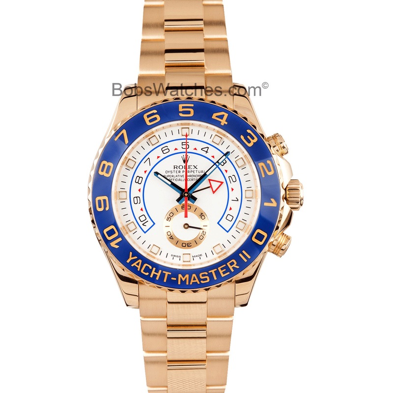 Rolex Yachtmaster ii – Save on 100% Rolex at Bobs