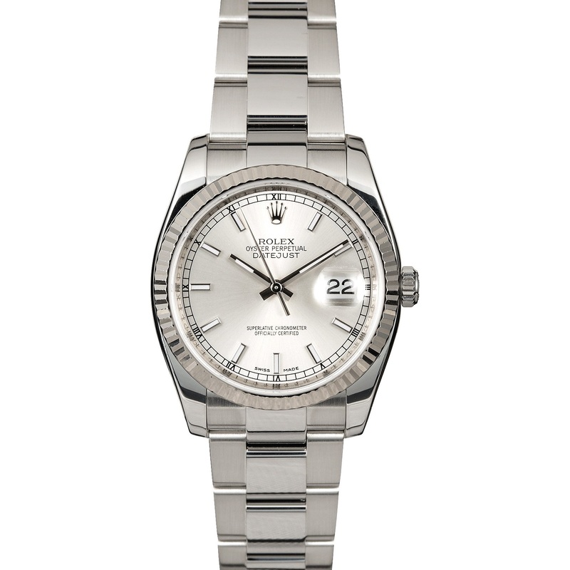 Used Rolex Datejust 116234 Silver Dial