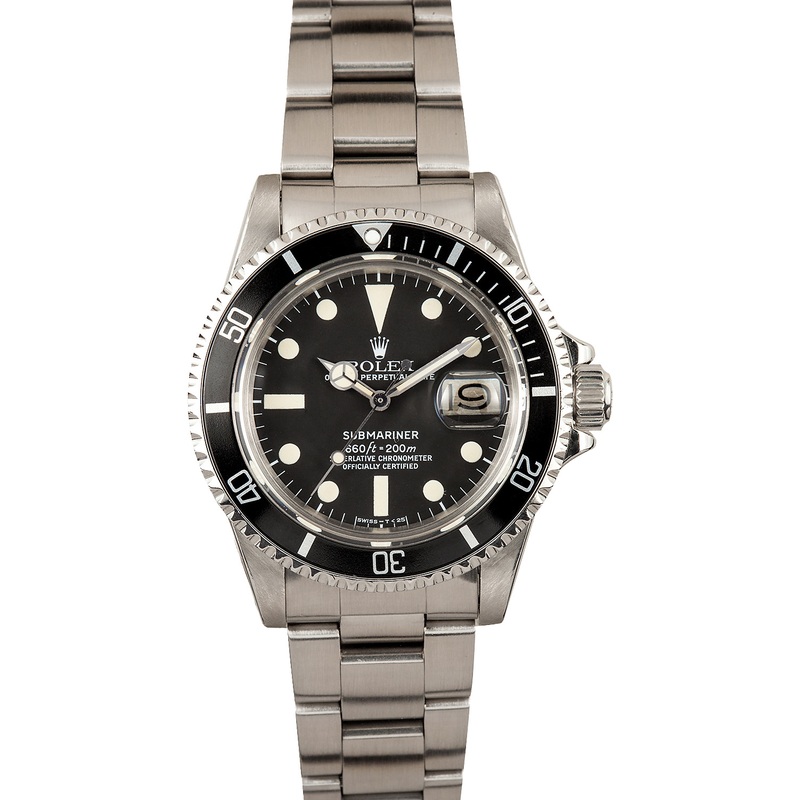 Vintage 1680 Rolex Submariner Black at