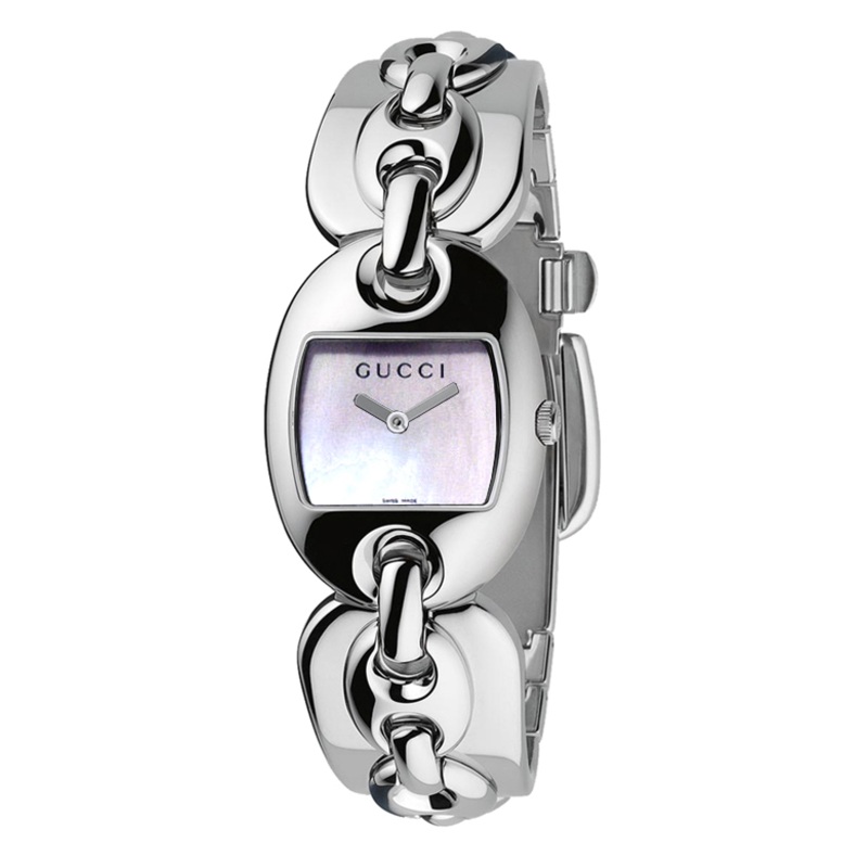 YA121502 Gucci Marina Chain 121 Pearl Ladies Mini Quartz Watch
