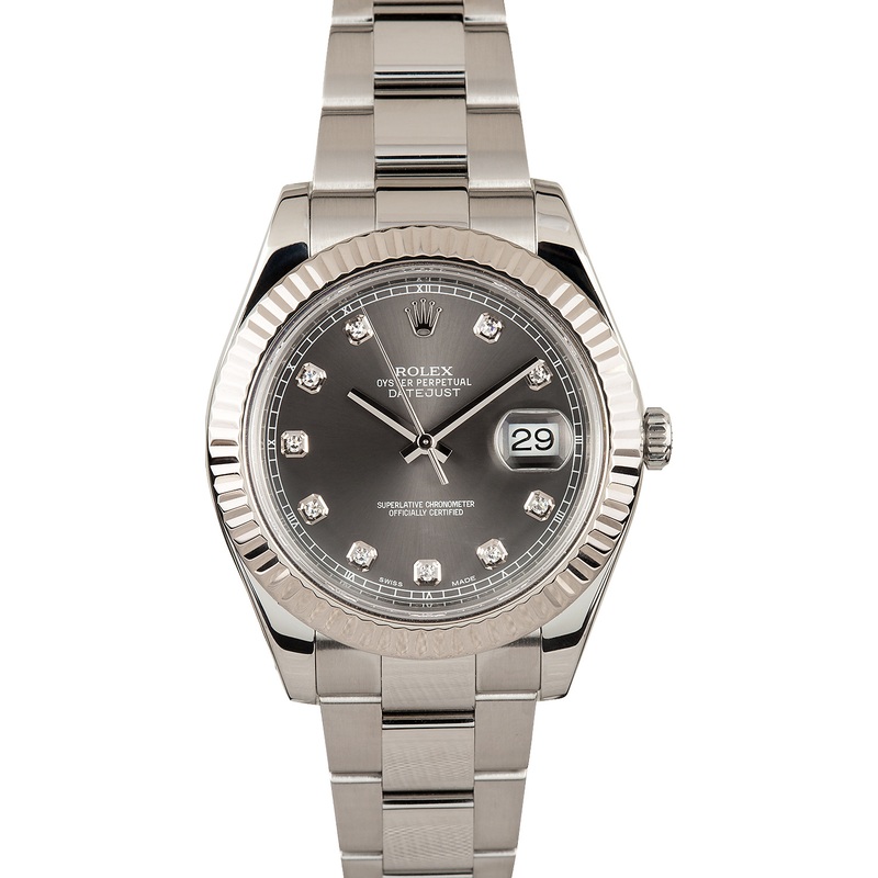 41MM Rolex Datejust II Diamond Dial 116334 – Save At Bob’s Watches