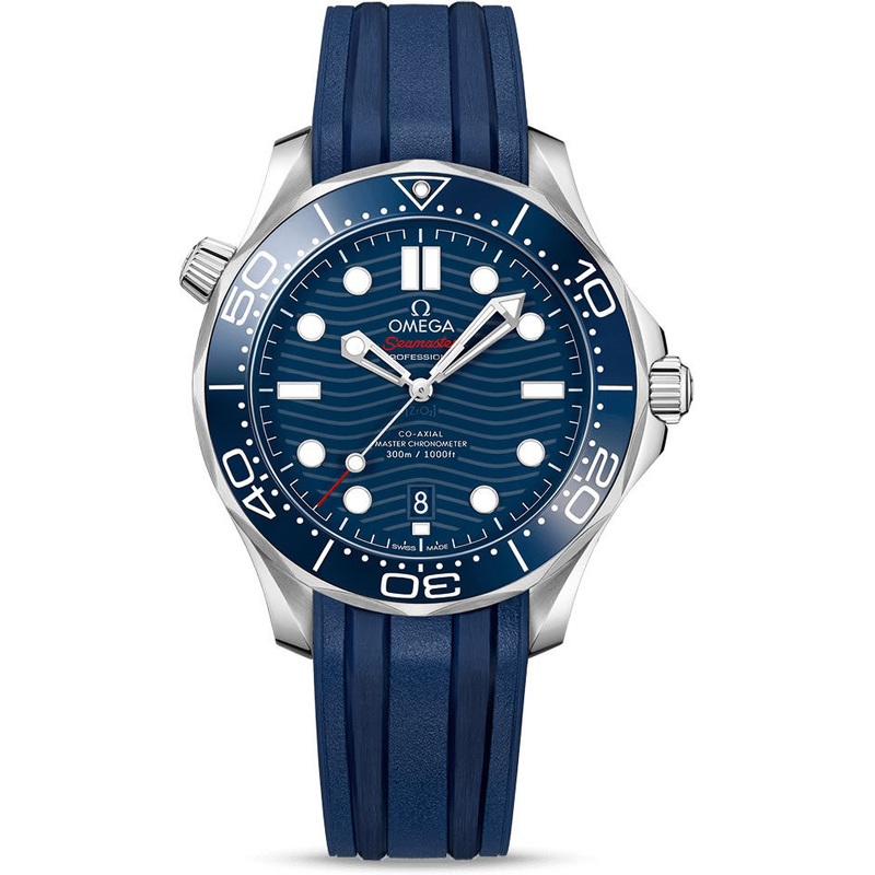 Omega Seamaster Diver 300M Co-Axial Master Chronometer on Rubber
