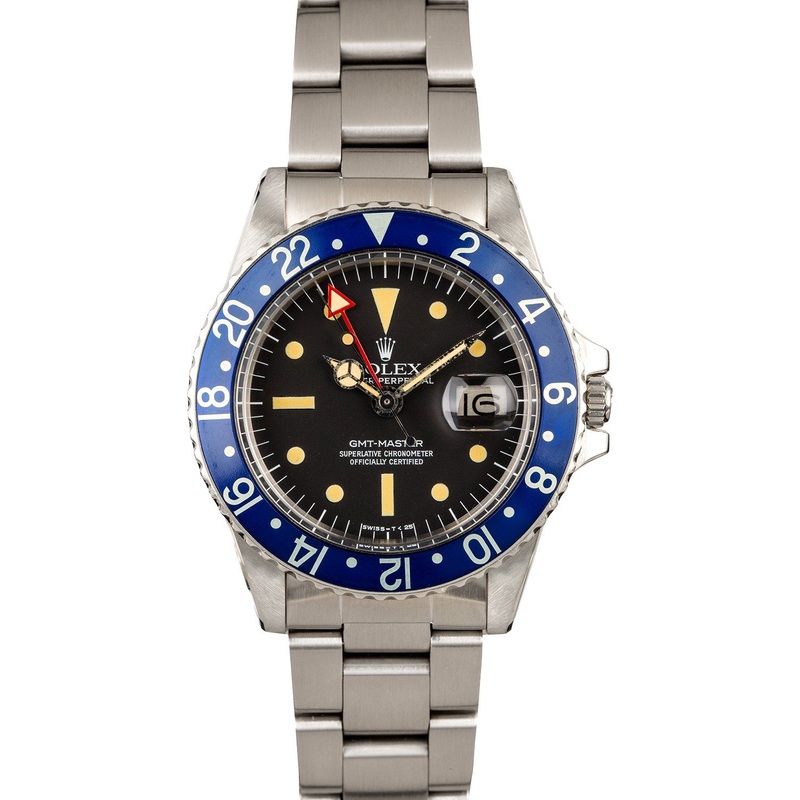 Vintage Rolex GMT Master 1675 Blueberry