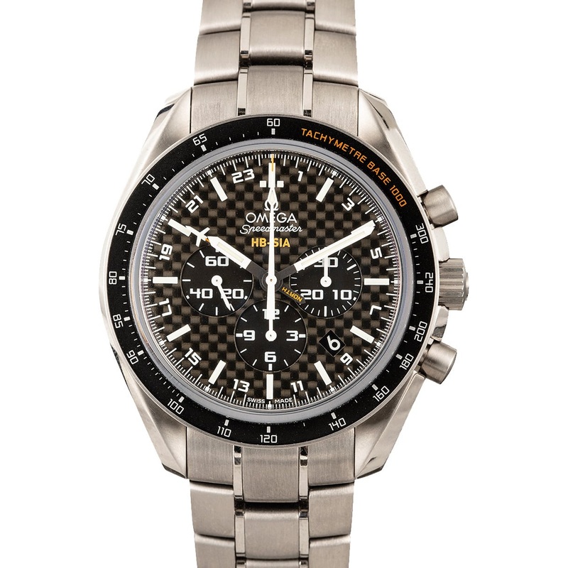 Buy Used Omega Speedmaster HB-SIA 321.90.44.52.01.001  – Sku: 136447