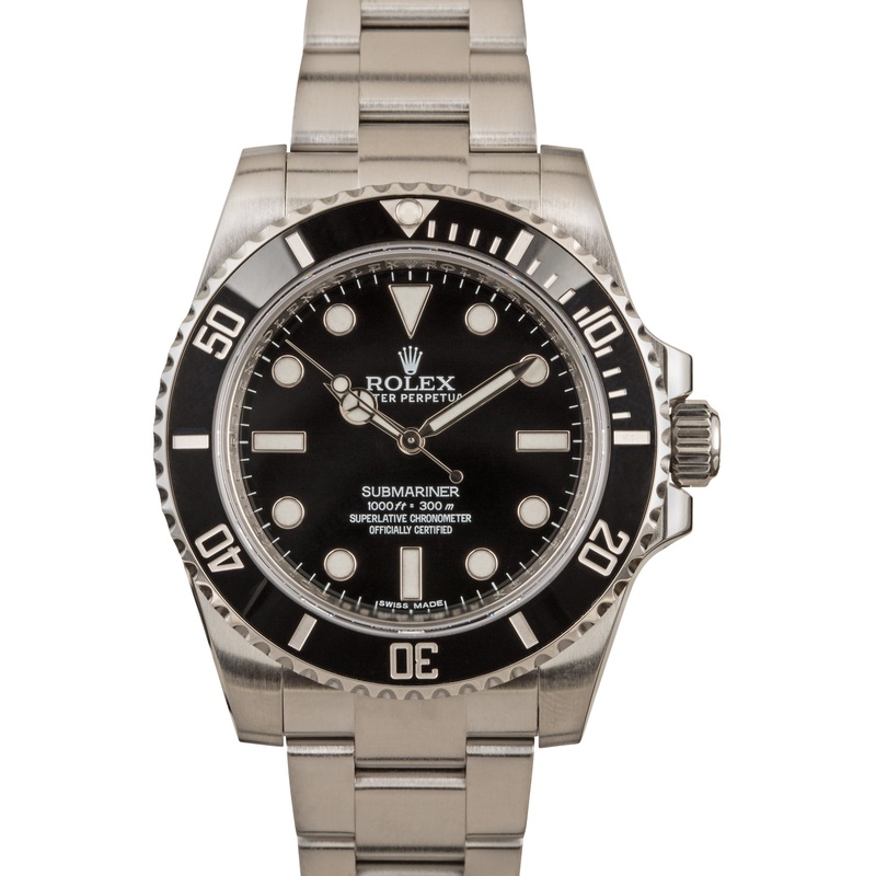 Buy Used Rolex Submariner 114060  – Sku: 148899 x