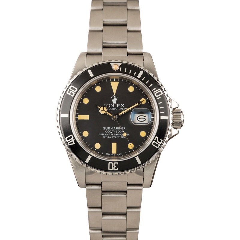 Buy Used Rolex Submariner 16800  – Sku: 132503